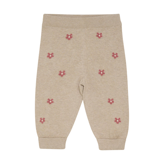 Minymo - Floral Knit Pants - 3 Months
