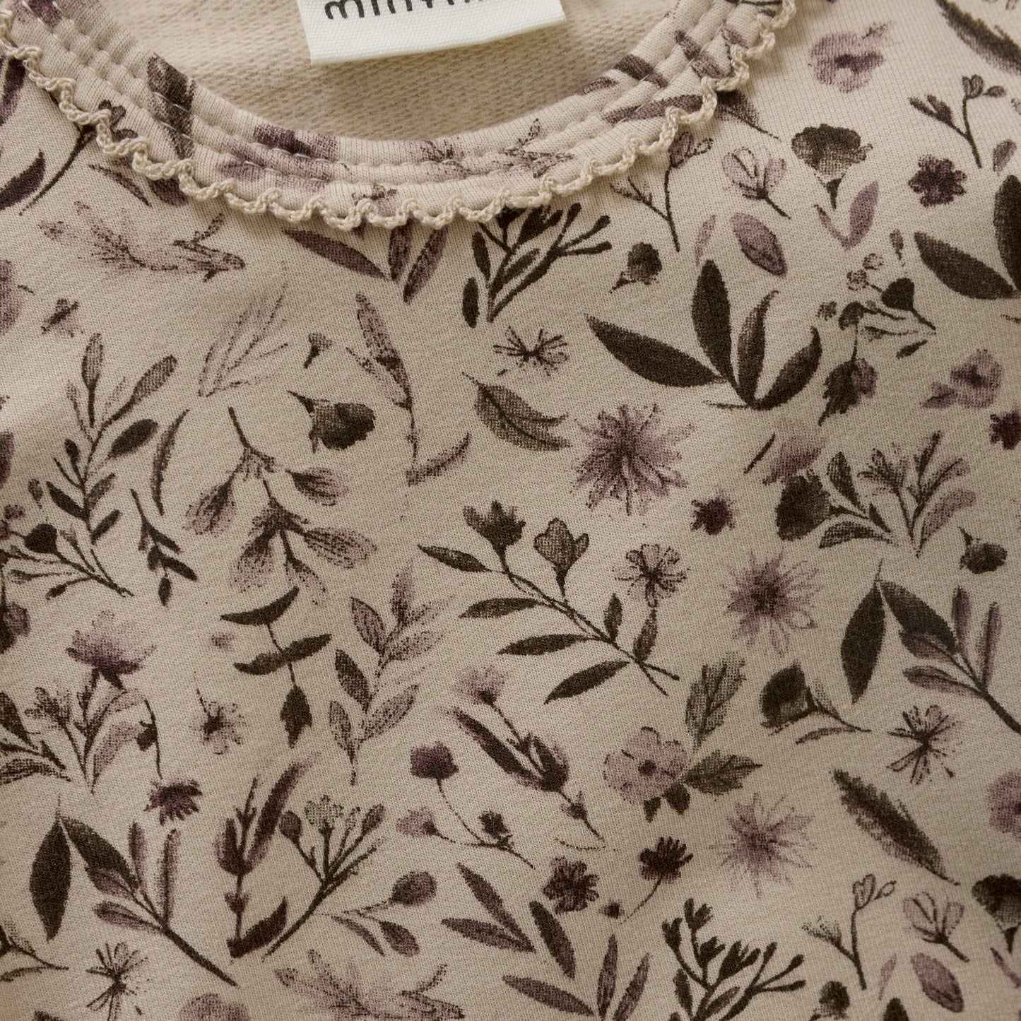 Minymo -Print on Cream Bodysuit - 3M