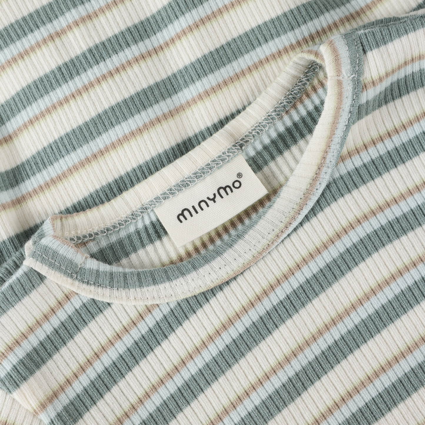 Minymo - Long Sleeve Striped Bodysuit