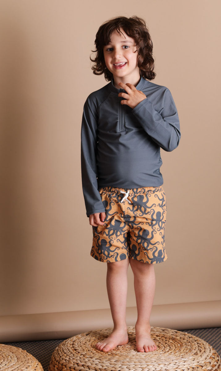 KidORCA - Long Sleeve Zipper Rashguard