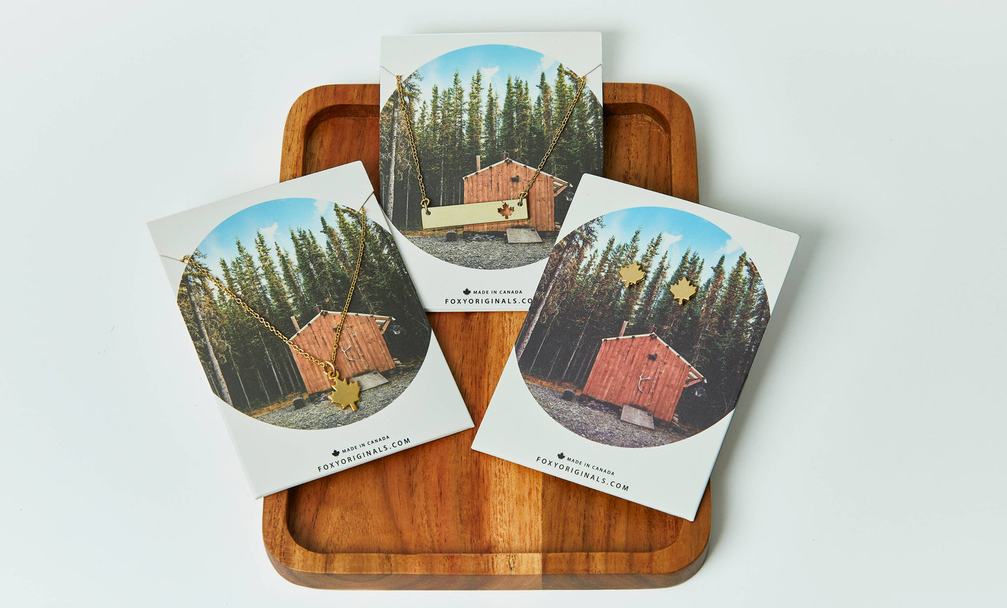 Foxy Originals - Maple Leaf Stud Earrings | Made in Canada