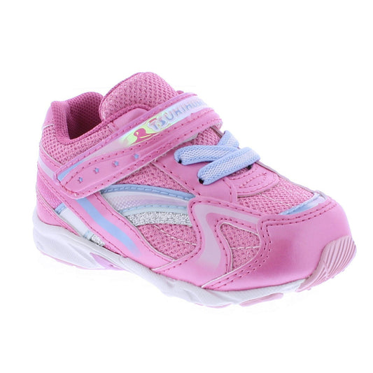 Tsukihoshi Glitz Children's Sneakers Pink Light Blue