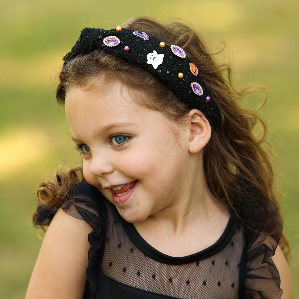 Frog Sac - Halloween Headband - Knotted Kids Girls Knot Headband