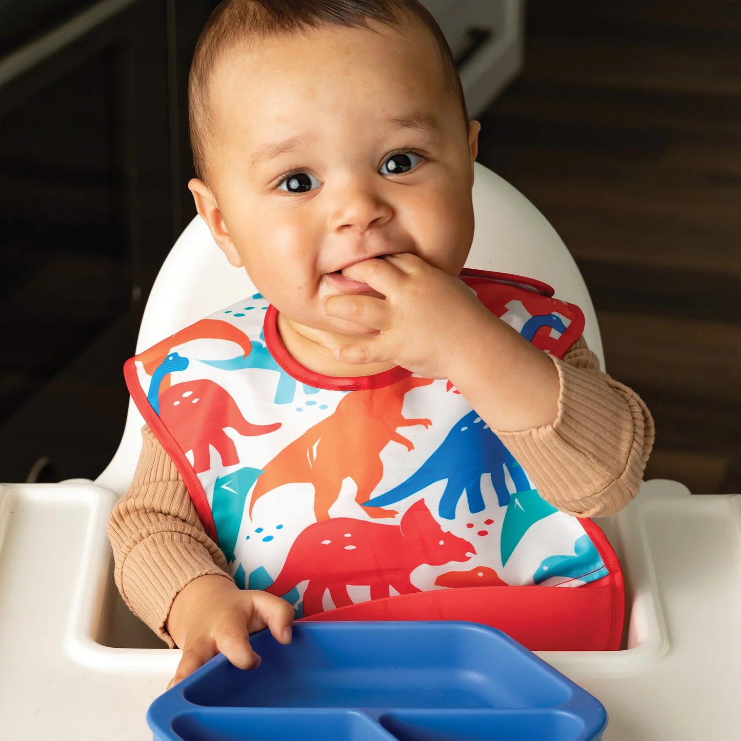 Tiny Twinkle - Mess-Proof Silicone Pocket Bib 2 Pack