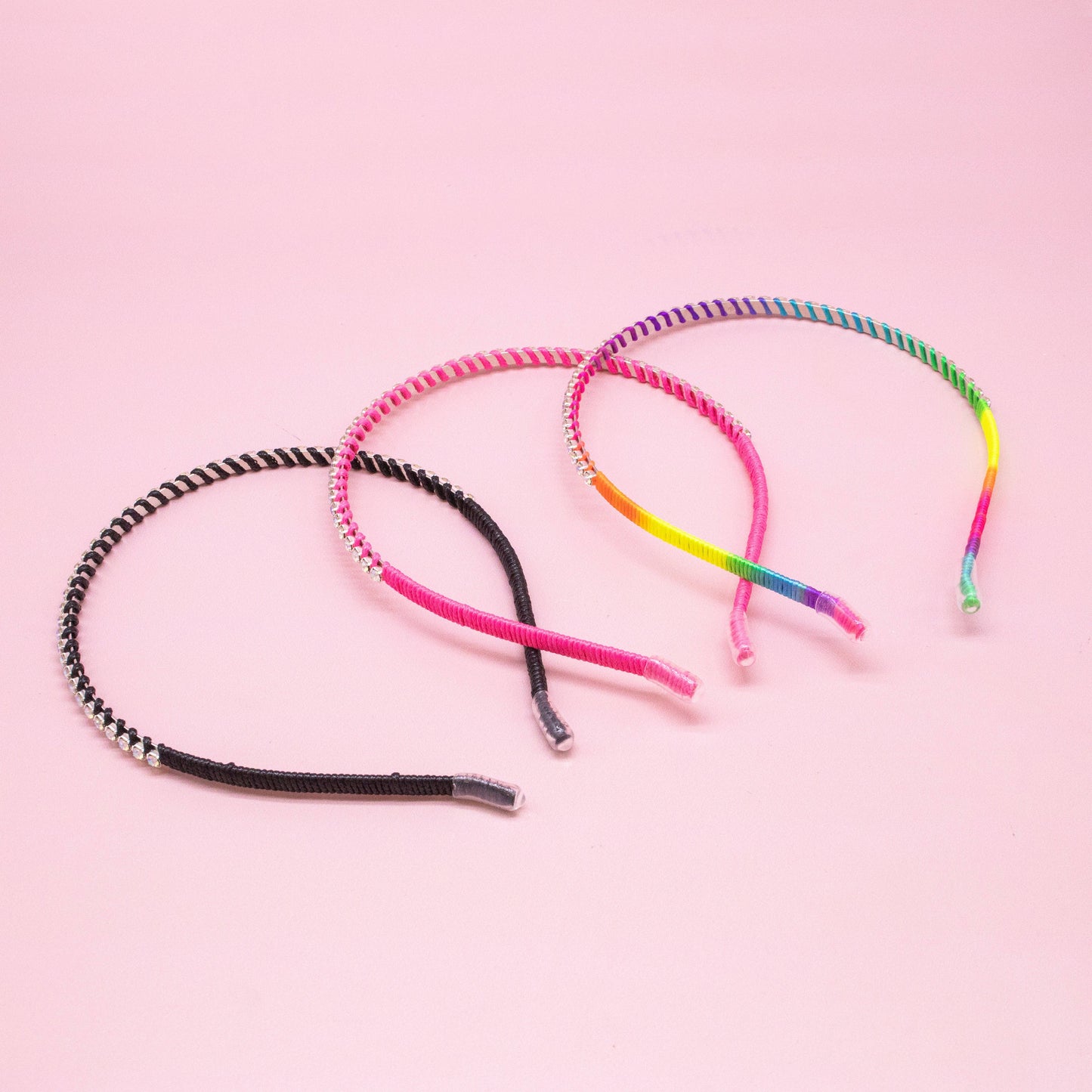 Frog Sac - Thin Rhinestone Headbands for Kids Girls