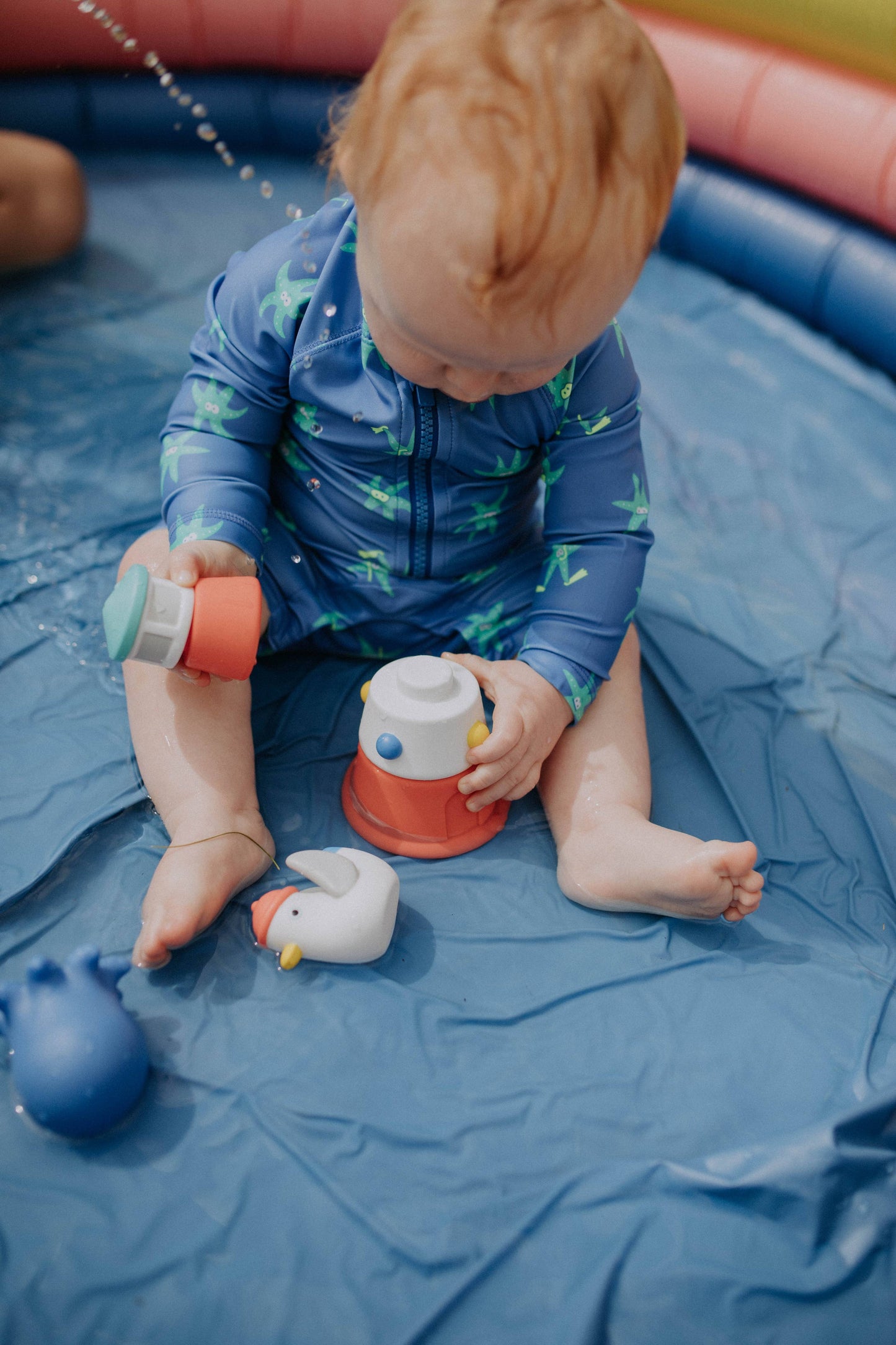 Itzy Ritzy - Itzy Stack & Squirt Bath + Water Toy Set