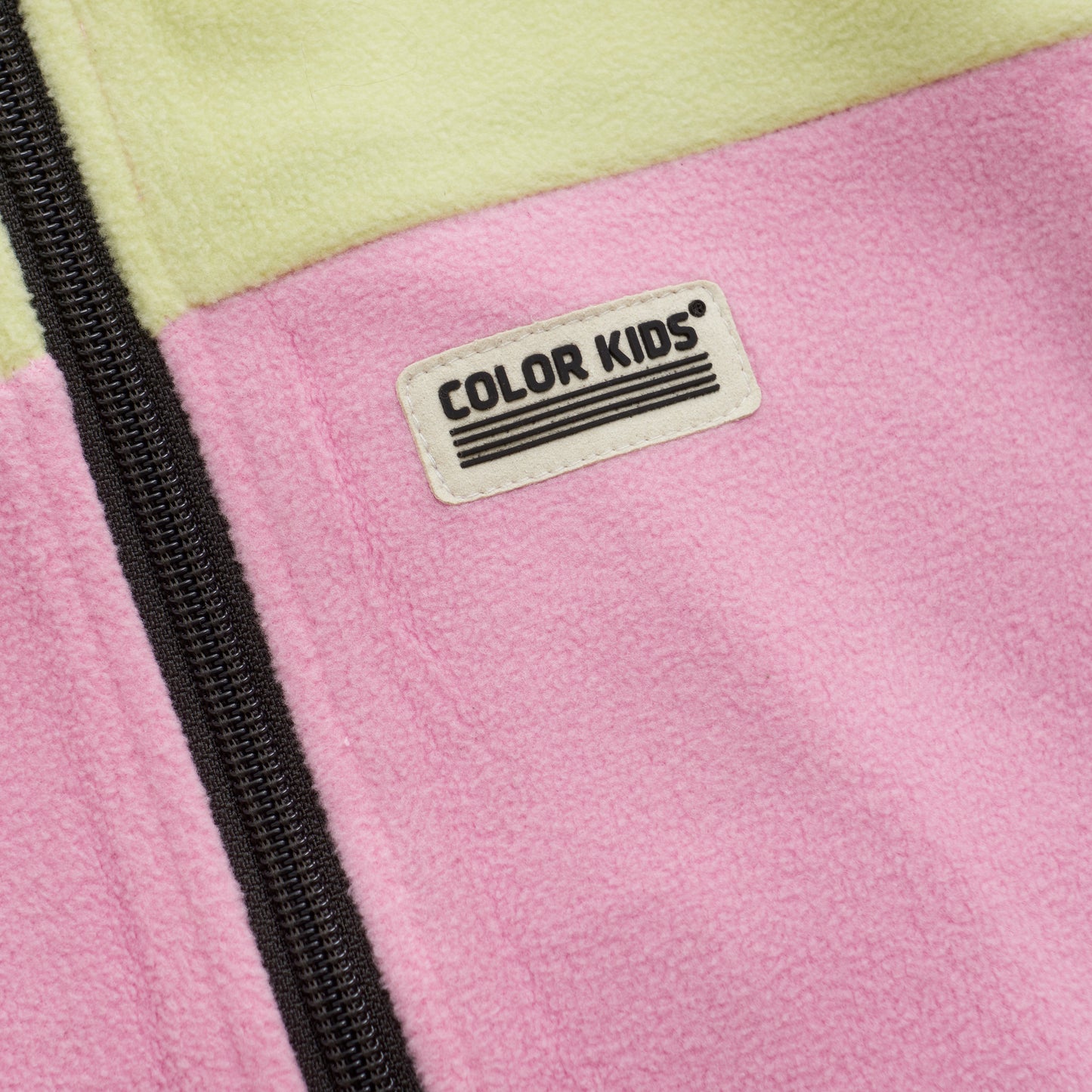 Color Kids - Colorblock Fleece Vest - 6Y