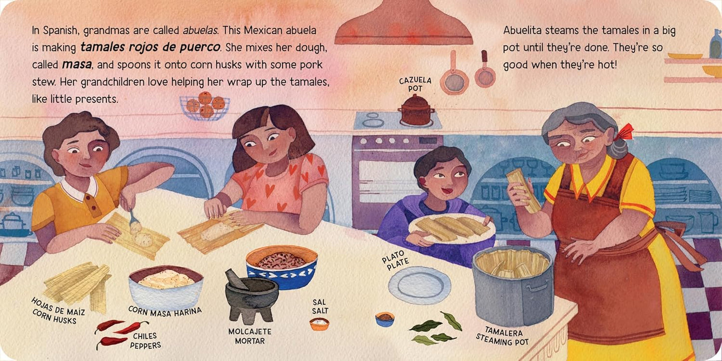 When Grandmas Cook Board Book