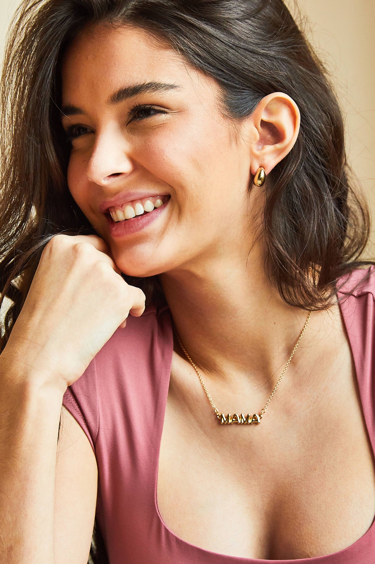 Foxy Originals - Forever Mama Bubble Letter Necklace