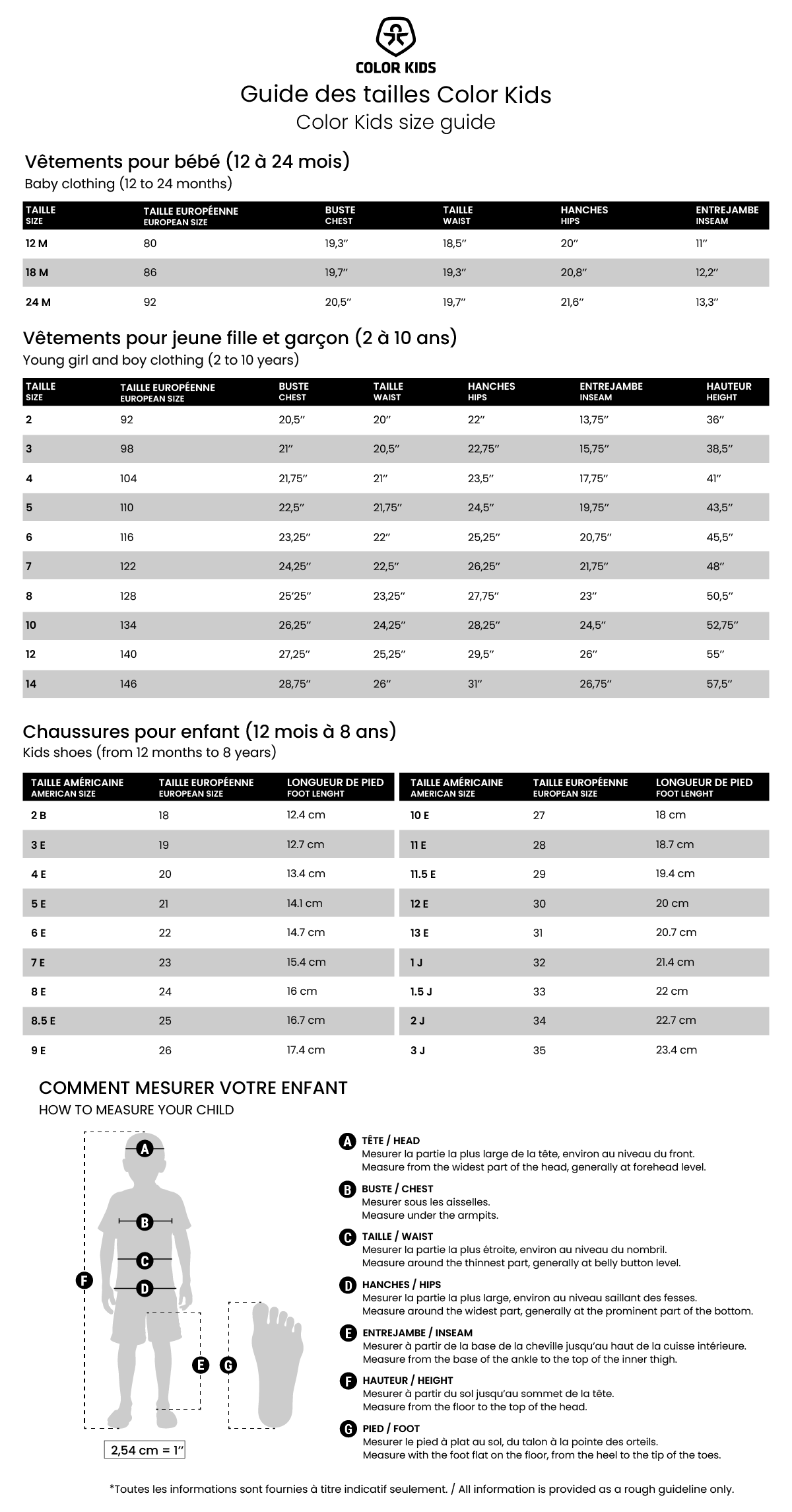 Color Kids - Girls Toddler Rain Jacket