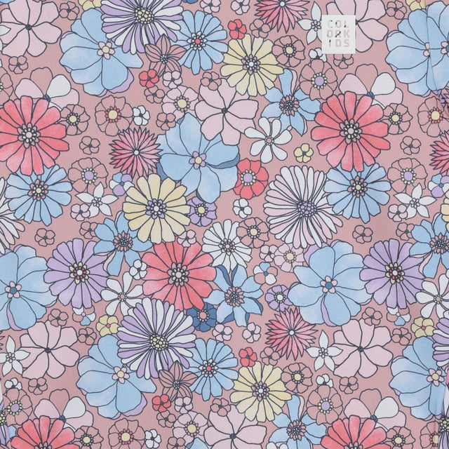 Color Kids - Flower Aop T-shirt - 6Y