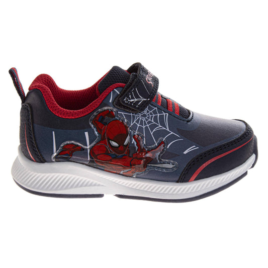 Children's shoe with spiderman design on a white background 1
