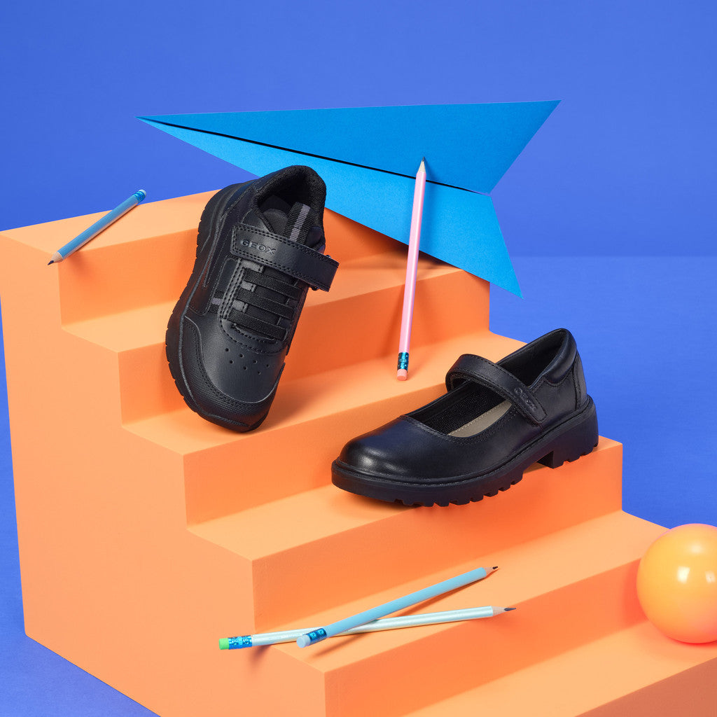 Geox Casey Junior Mary Jane Uniform Shoes
