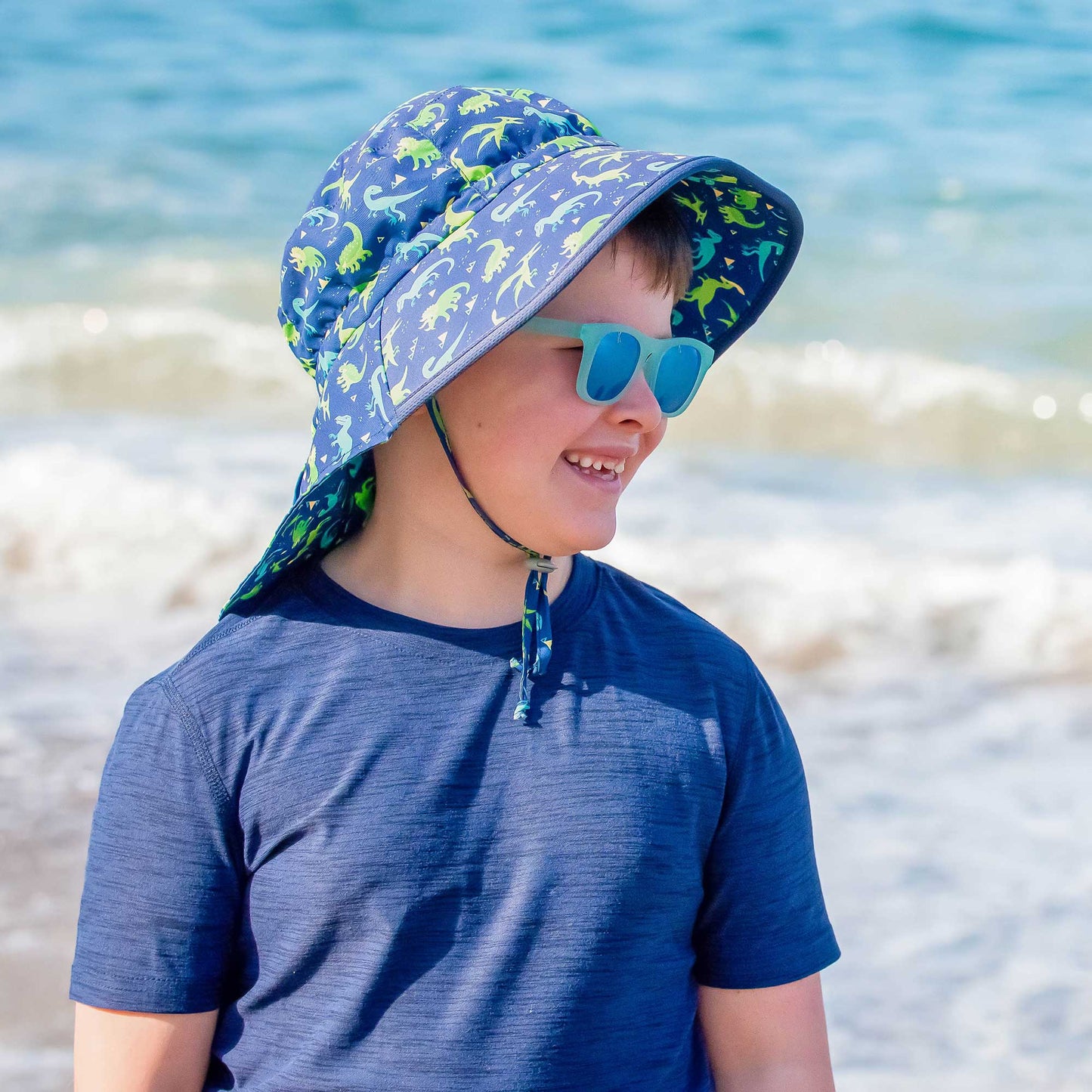 Jan & Jul - Aqua - Dry Kids Water Repellent Xplorer Hats