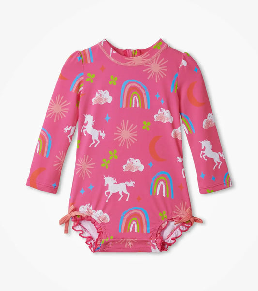 Hatley - Infant Girls Rashguard Swimsuit