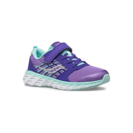 Saucony -Big Kid's Wind 2.0 A/C Sneaker - Purple