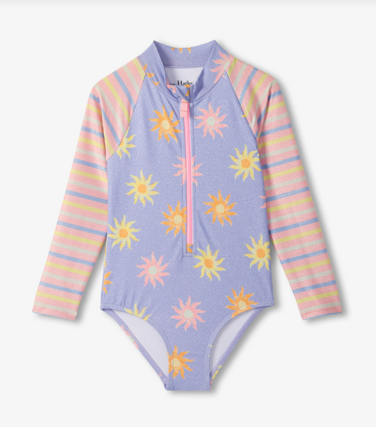 Hatley - Faded Suns Longsleeve Rashguard Swimsuit