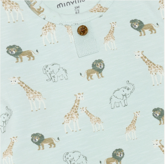 Minymo - Safari Friends All Over Print T-Shirt