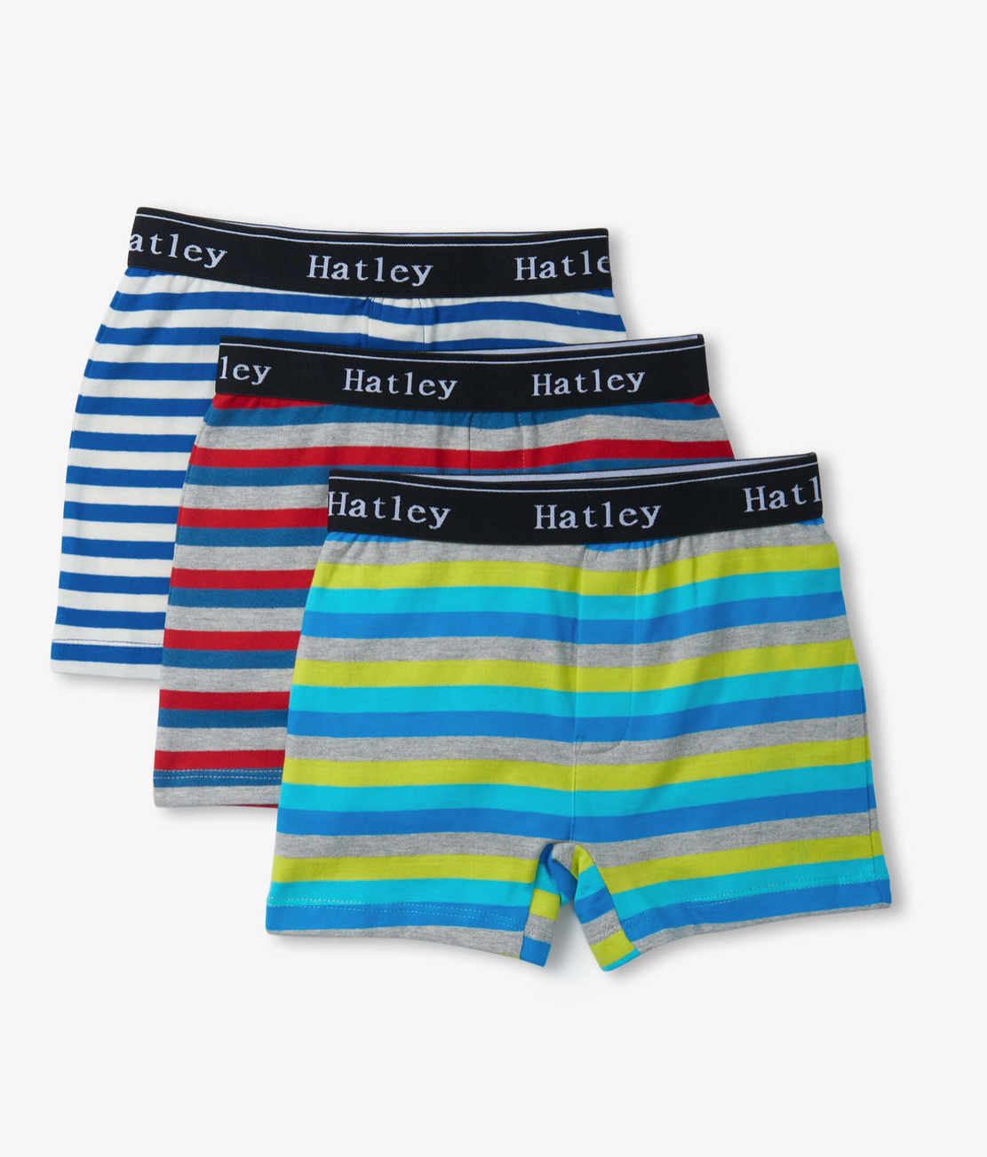 Hatley Stripes Boys Boxer Brief 3 Pack