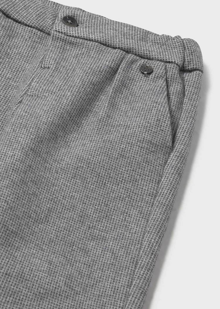 Mayoral Boy Dress Pants Fog Mix