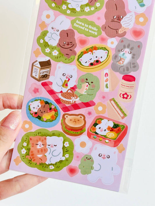 Maobabie - Sticker Sheet - Picnic Together