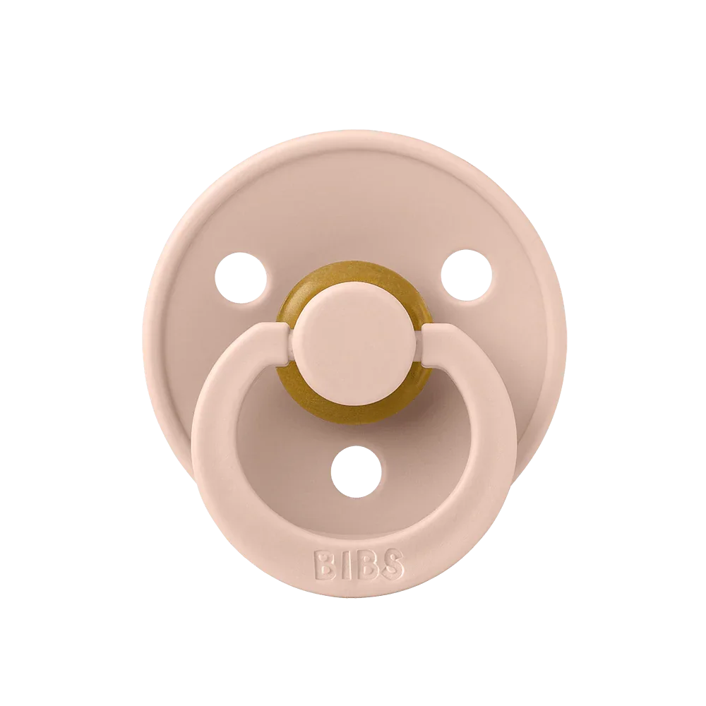BIBS - Original Round Nipple Latex Pacifier - Singles