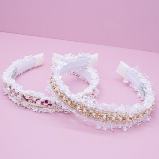 Frog Sac - Confetti Pearl Headbands - 2 Pack