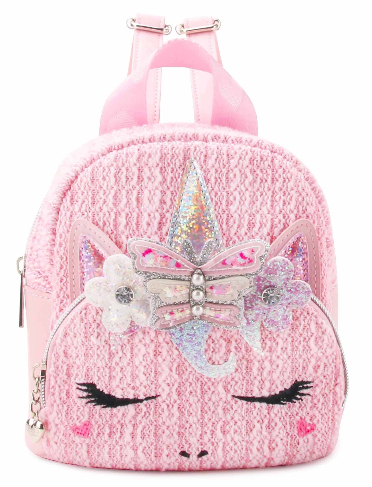 OMG Accessories - Miss Gwen Unicorn Tweed Micro Mini Backpack