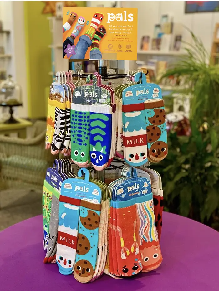 Pals Socks - Chips & Guac Mismatched Non-Slip Kids Socks