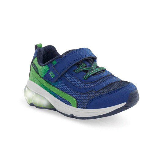 Stride Rite - Light-Up Surge Bounce Sneaker - Navy Green