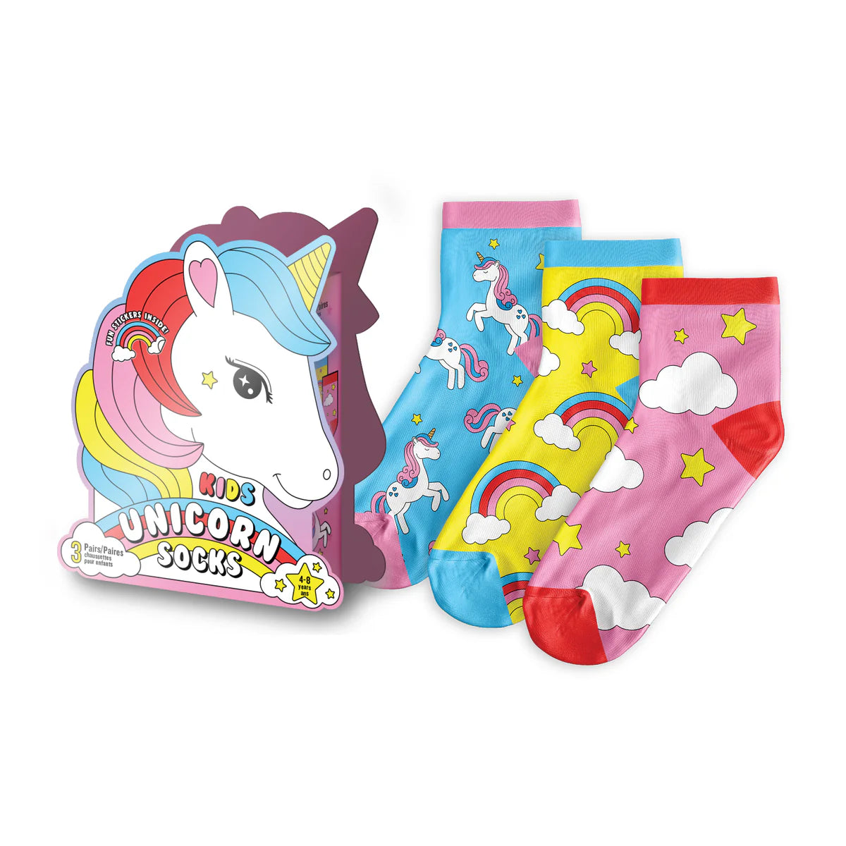 Out of the Sox - Kids' 3-Pack Unicorn Socks