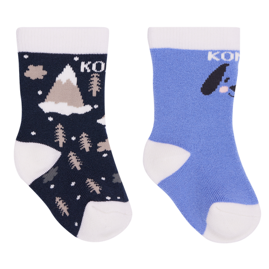 Kombi ADORABLE TWIN PACK INFANT SOCK