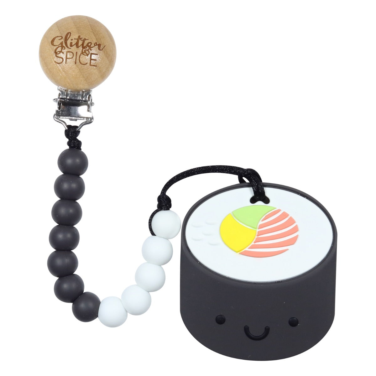 Glitter & Spice Whistle & Flute Teether - Sushi