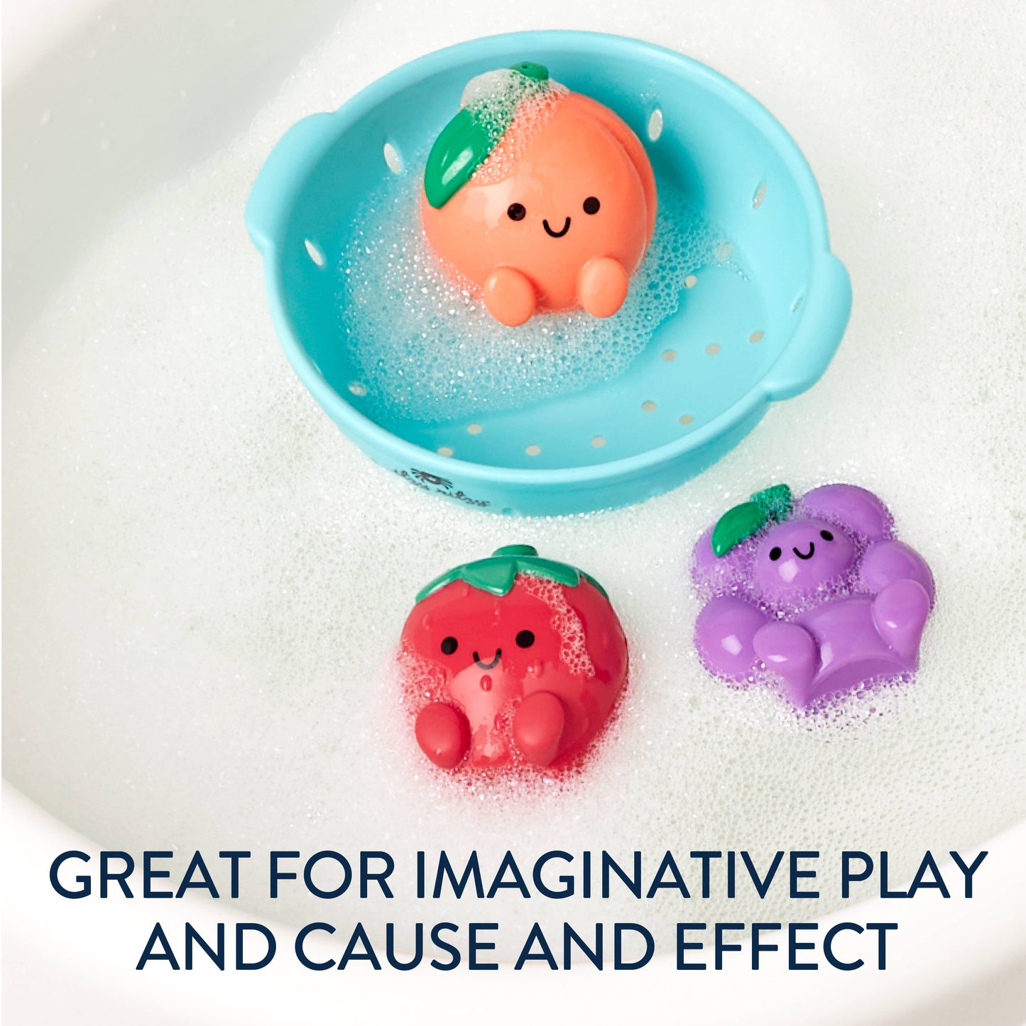 Itzy Ritzy -  Itzy Splash Pals - Bath + Water Toy: Fruit Friends