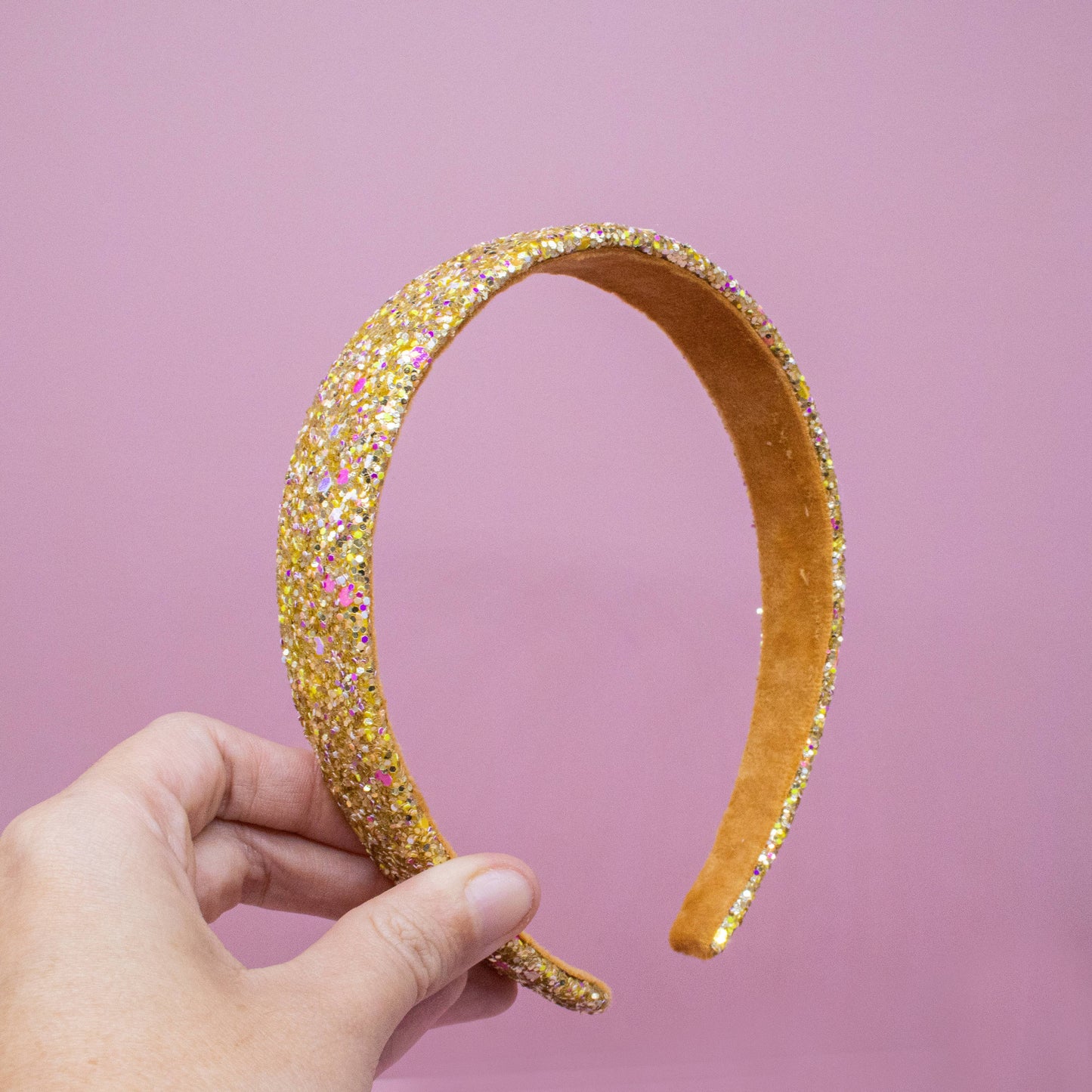 Frog Sac - Tapered Chunky Glitter Headband