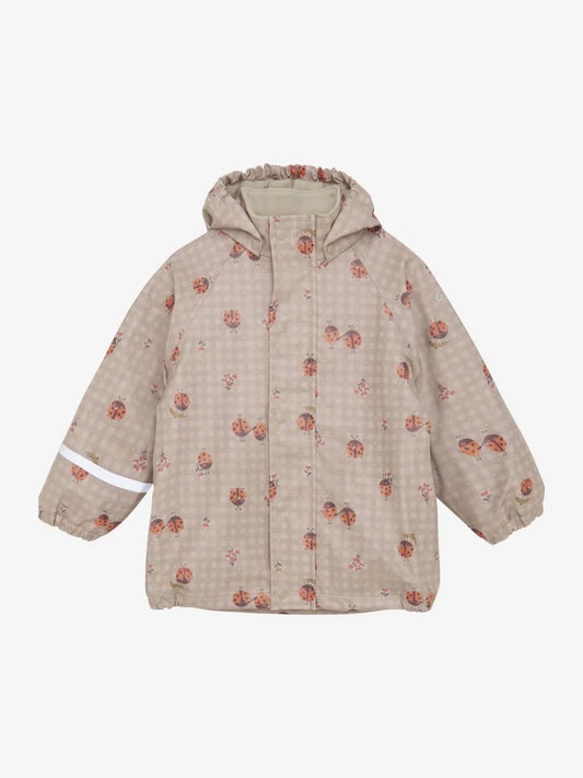 Celavi – Rain Jacket w. fleece - Bug - 3/4Y