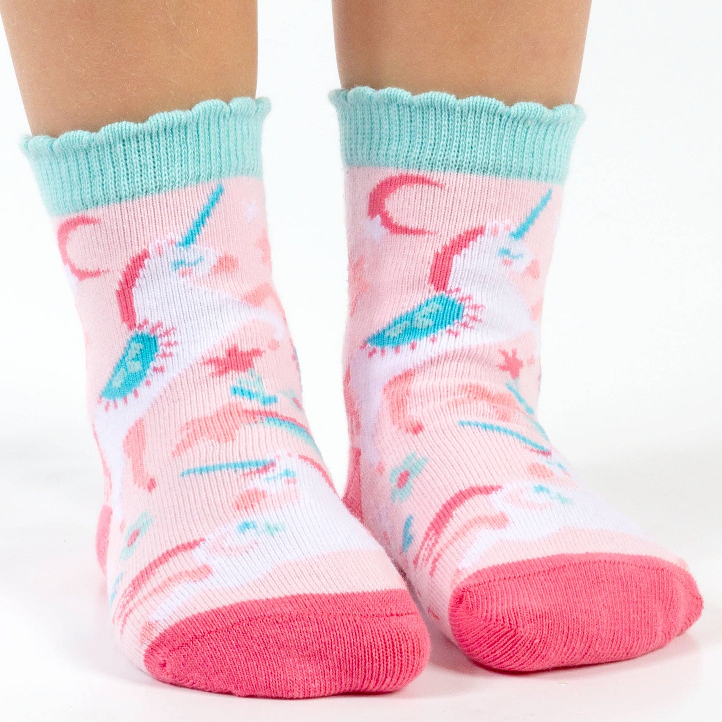 Stephen Joseph Pink Unicorn Toddler Socks