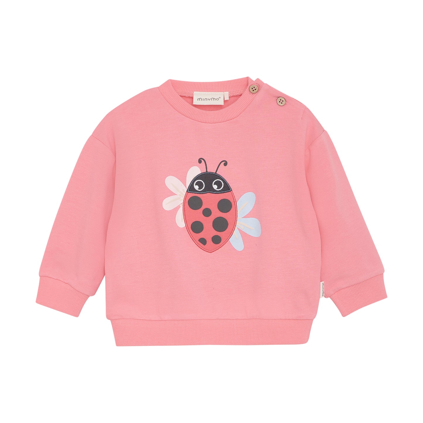 Minymo Sweatshirt Long Sleeve - Ladybug - 3 Months