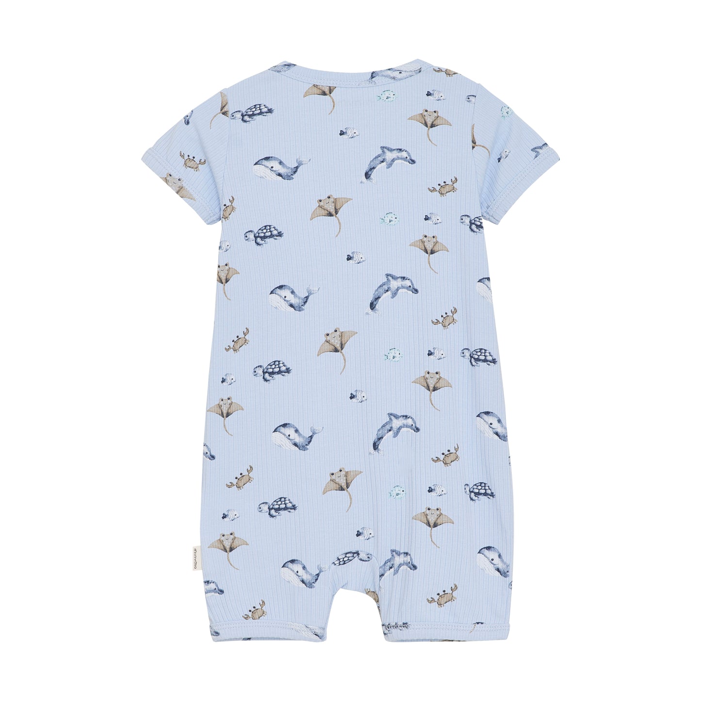 Minymo Suit SS All Over Print Rib - 3 Months