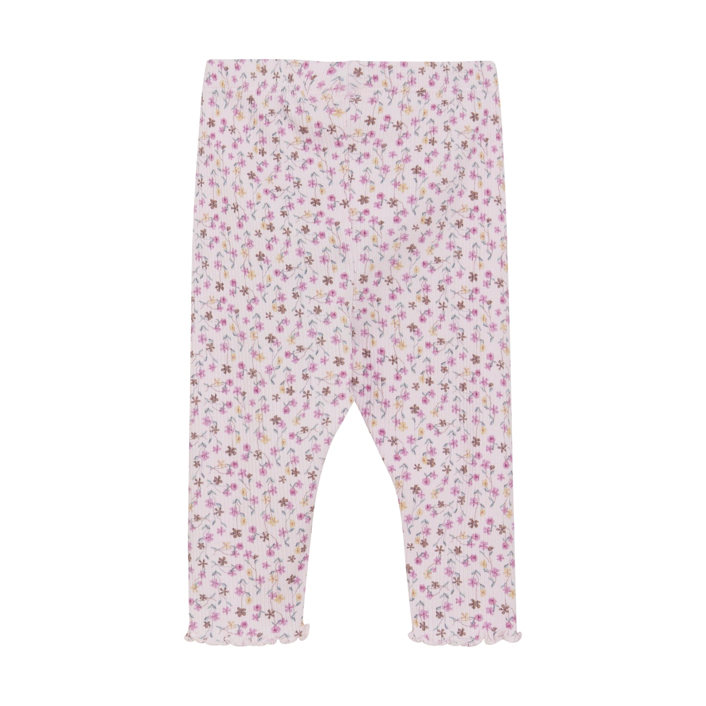 Minymo - Ribbed Floral Legging - 3 Months