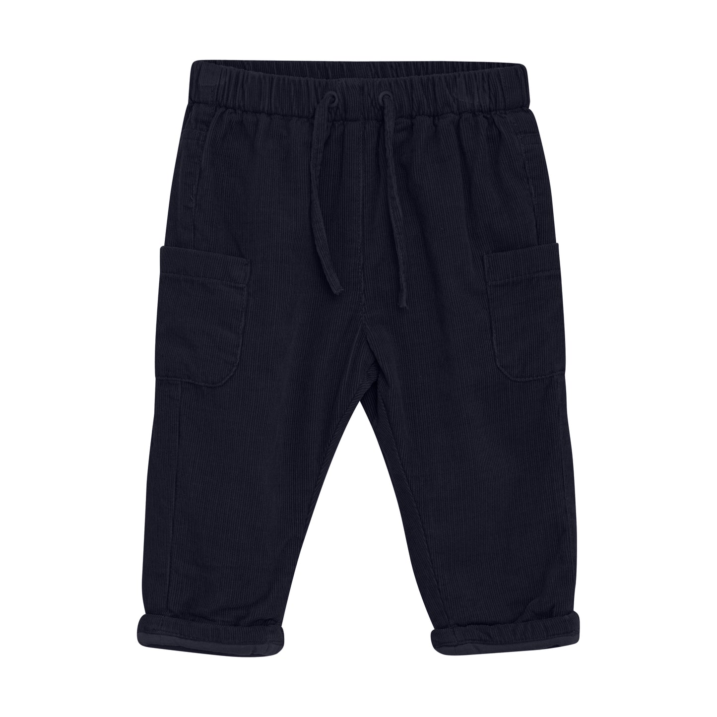Minymo - Drawstring Lined Corduroy Pants - 3 Months