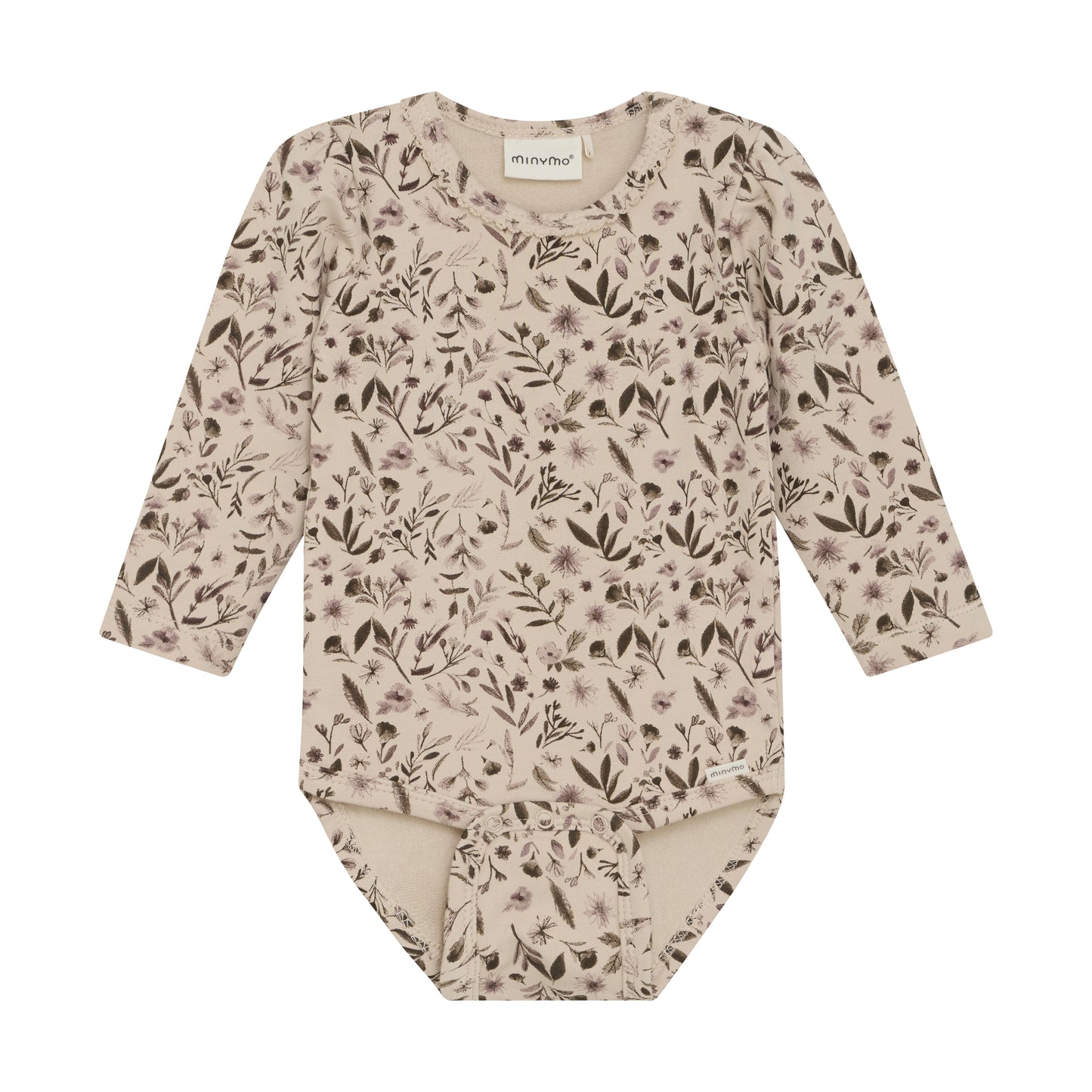 Minymo -Print on Cream Bodysuit - 3M