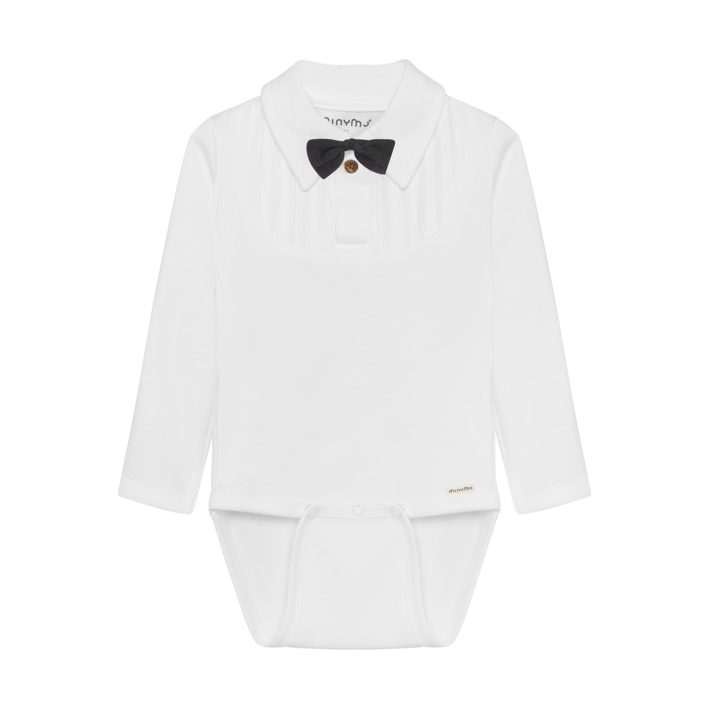 Minymo - Long Sleeve Collared Infant Bodysuit