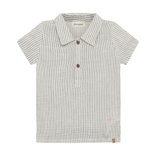 Minymo - Woven Cotton Infant Polo