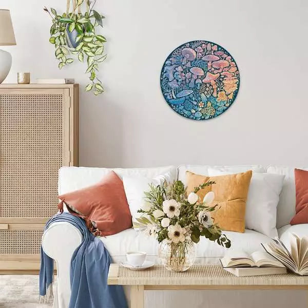 Ravensburger - Jigsaw Puzzle Circle of Colors - Mushrooms - 500 Pieces Puzzle