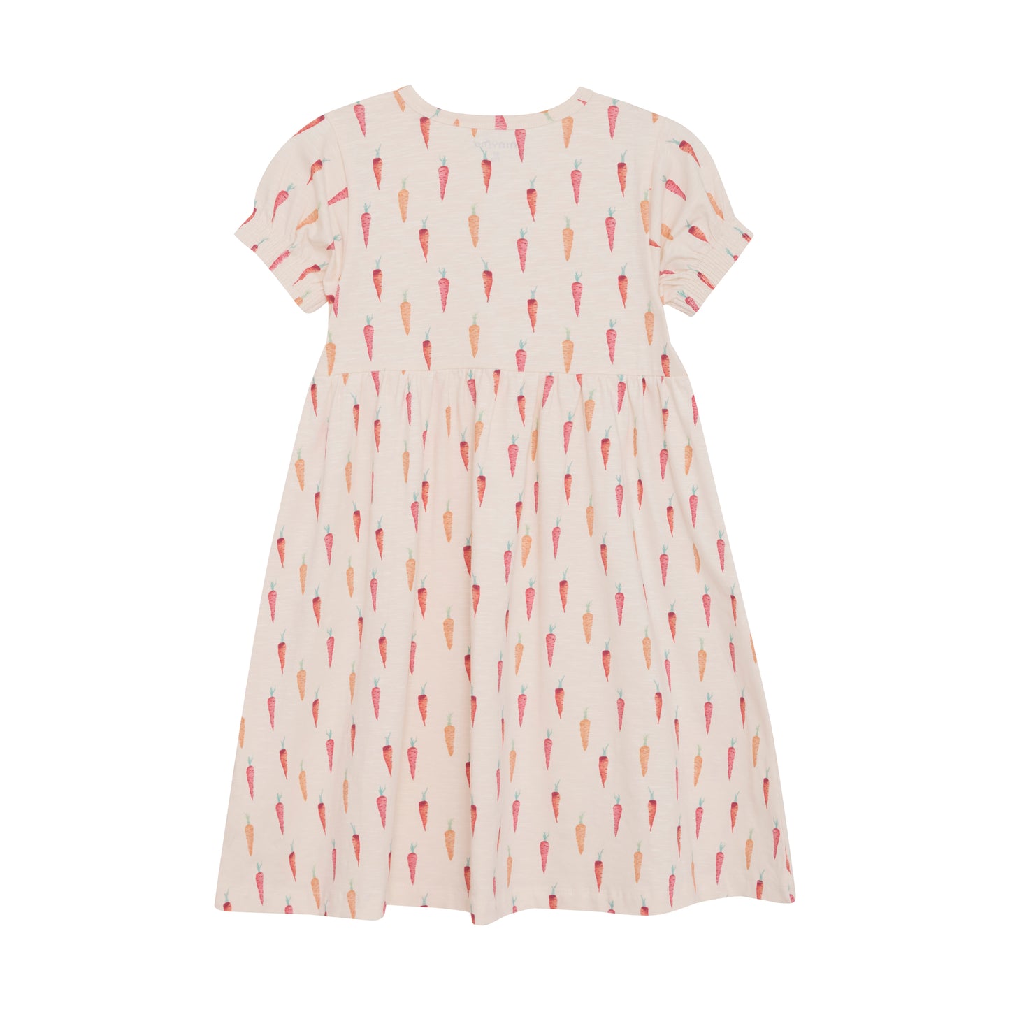 Minymo Dress Short Sleeve - Carrot- 5Y