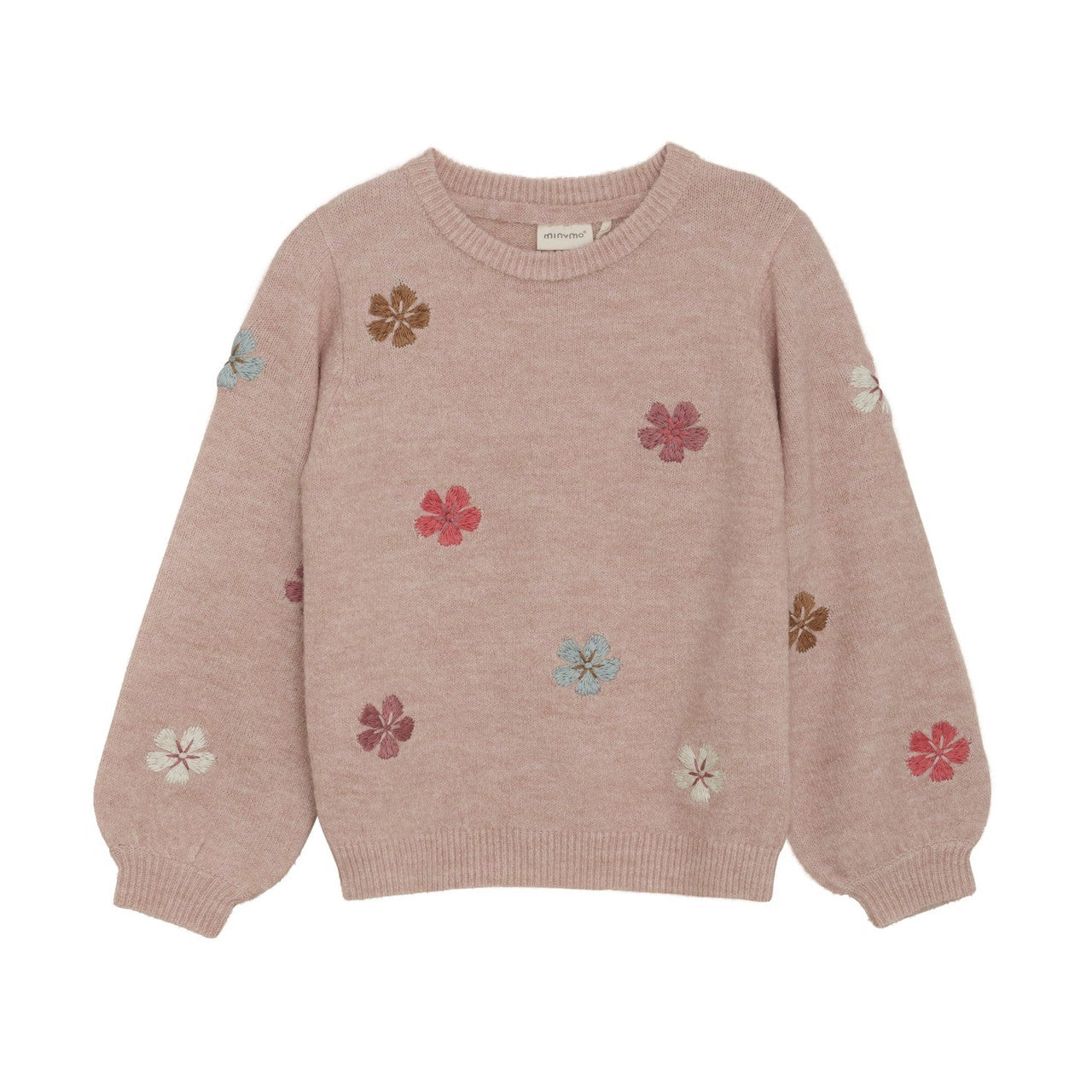 Minymo Infant/kid Girl Pullover Knit (Rose)- 110
