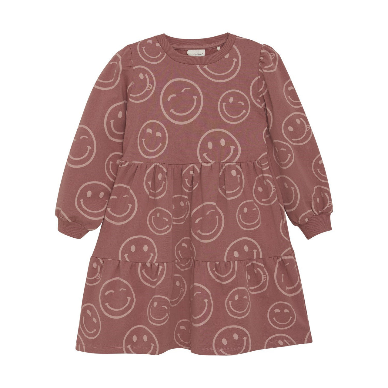 Minymo Infant/kid Girl Dress Ls Aop Sweat - 5Y