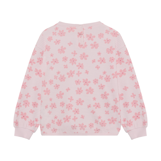 Minymo - Waffle Knit Sweatshirt - 5Y