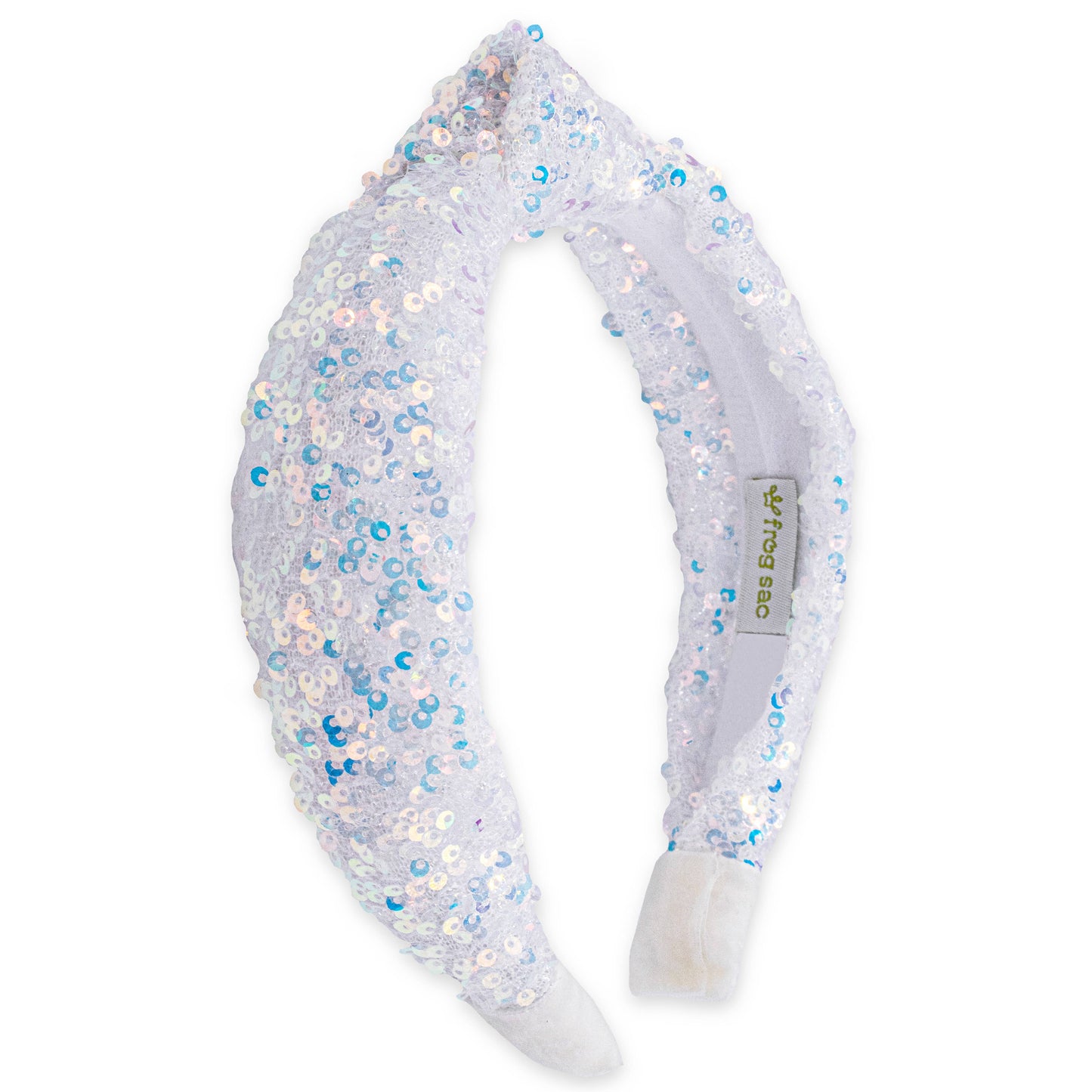 Frog Sac - Kids Knot Headband - Sequin Knotted Hair Band Accessories